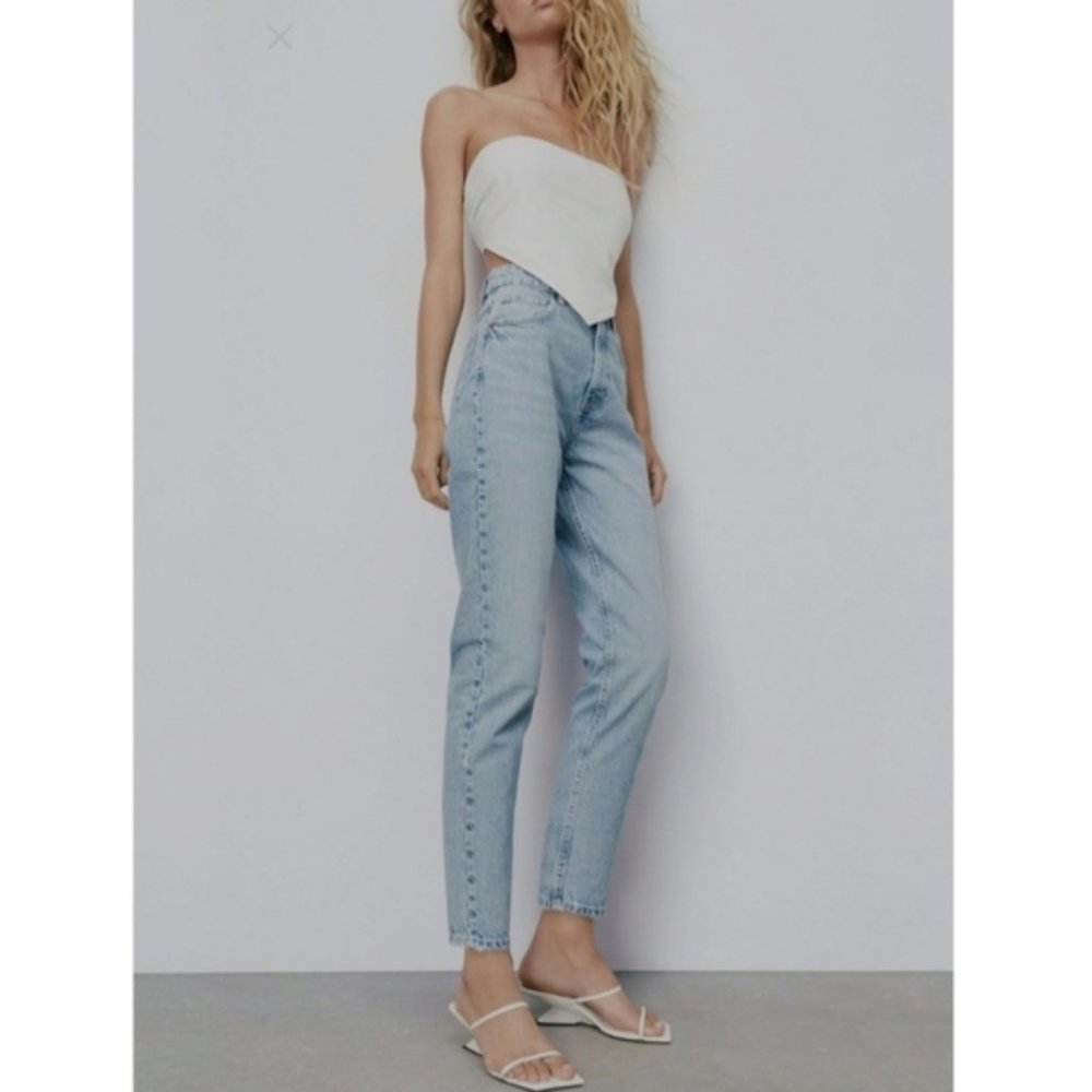 ZARA HIGH RISE STRAIGHT JEANS - NWT